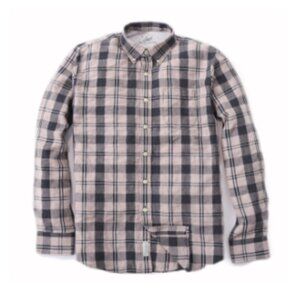 Grayers Gray Plaid Men's Medium Button Up Shirt